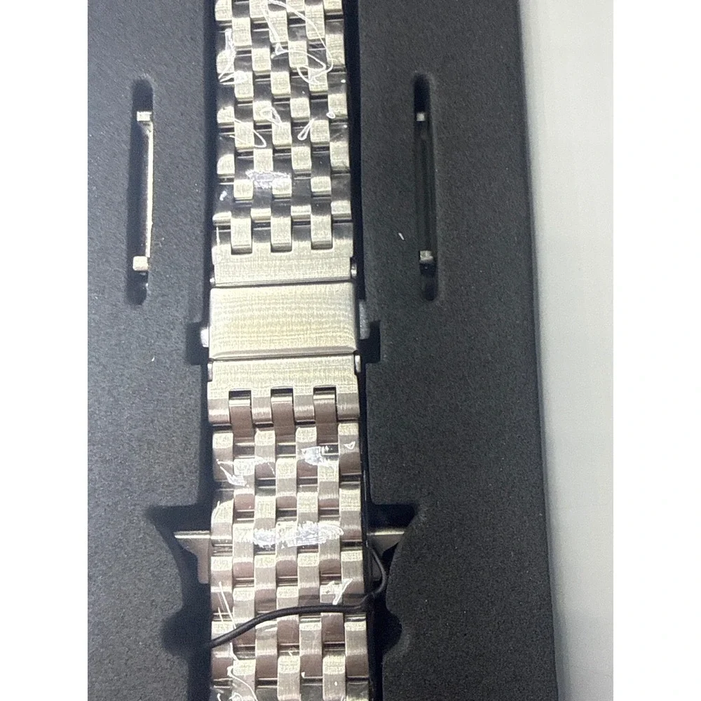 Posh Tech Remy Steel Silver Stainless Steel Band for Apple Watch All Models